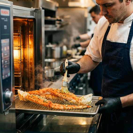 Giant Alaskan King Crab Legs – Crazy Amount of Meat Inside