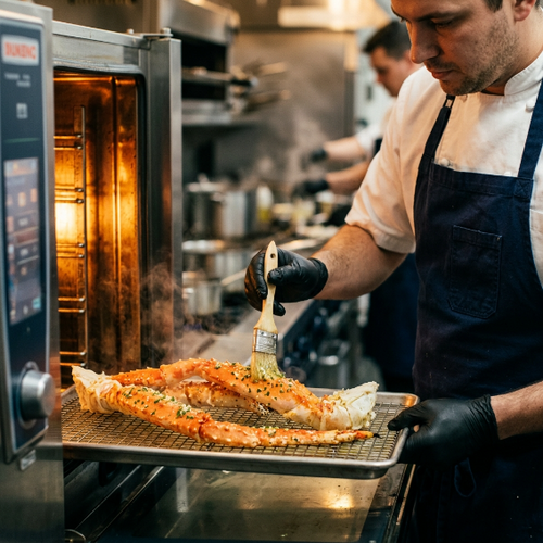 Giant Alaskan King Crab Legs – Crazy Amount of Meat Inside