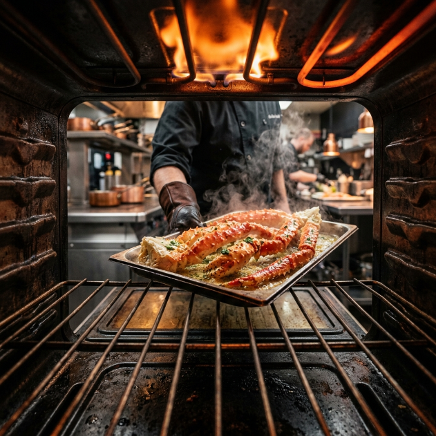 Giant Alaskan King Crab Legs – Crazy Amount of Meat Inside